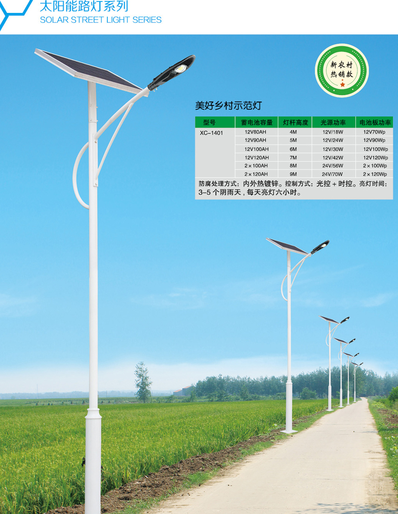 新農(nóng)村太陽能路燈 新農(nóng)村太陽能路燈